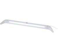 Illuminazione a led per porta fiamma con grondaia