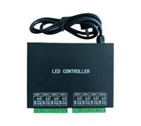 Illuminazione a pixel a colori con controller seriale a 8 vie H801RC(8 Port Black)
