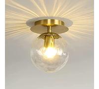 Illuminazione a soffitto Plafoniera moderna a globo in vetro Plafoniera a sfera in vetro semi-incasso Plafoniera per illuminazione a soffitto Apparecchio per isola cucina, Ingresso, Corridoio, Passway