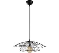 Illuminazione a Sospensione a Soffitto Filo di Metallo Gabbia Lampada Paralume E27 Moderno Retrò Plafoniera per Sala