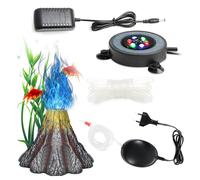 Illuminazione Acquario Bubble Light con Pompa d Aria Kit di Decorazione Acquario