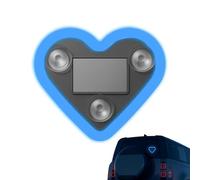 Illuminazione Ambientale Interni Auto - Luci a Forma di Cuore per Lunotto o Triangolo,Decorazione Neon Romantica Per Portiere Auto Camion Moto,Festa di San Party