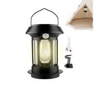 Illuminazione ambientale portatile impermeabile della lanterna solare | Lanterna da campeggio ricaricabile Luci per interni Home Portico Balcone Tenda Viaggi Arrampicata Escursioni