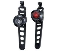 illuminazione anteriore e posteriore Cateye Orb Nero