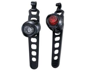 illuminazione anteriore e posteriore Cateye Orb Noir