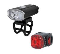 Illuminazione anteriore e posteriore ricaricabile USB-C Kheax Mirza/Nash Noir