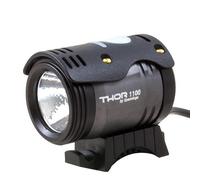 Luci bici a batteria anteriore Spanninga Thor 1100 Lumens 6H30 A 10H30 2000Mah Nero