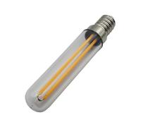 Illuminazione, Confezione da 50, Dine tubolari a Mento LED T18 AC220V 2W E12/E14, luci da Galleria Classiche, Dine da Parete in Cristallo