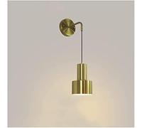 Illuminazione da Parete Rustica Classica, Applique da Parete per Interni Moderne, Applique in Metallo Minimalista, Lampada da Comodino, Altezza Regolabile, Illuminazione Decorativa per La S, C