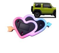 Illuminazione d'atmosfera LED per auto, a induzione, a forma di cuore | Insegna al neon accessorio interno auto per SUV camper berlina camion furgone veicolo finestra parabrezza porta