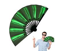 Illuminazione Del Ventilatore A Mano Pieghevole, Ventilatore Pieghevole Illuminare - Manipolato Brillante | Strumenti Di Raffreddamento Nella Calda, Accessori Da Danza Notturna Per La Festa Di Anni