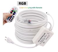 Illuminazione Esterna Flessibile Impermeabile 220V Neon RGB Della Striscia LED [EEK: A+++]