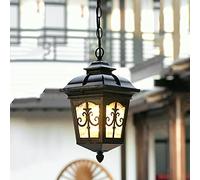 Illuminazione esterna lampada E27 giardino/terrazza Modern, alluminio, antico metallo catene sospensione plafoniere,per portico Corridoio Balcone Gazebo giardino villa Cremagliera dell'uva 14 * 29Cm
