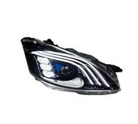 Illuminazione fari compatibile con Benz W221 S300 S400 2006-2013 Gruppo proiettore doppio stile segnale Coppia di gruppi illuminazione for automobili ricambio(06-09 Night Vision,LHD)