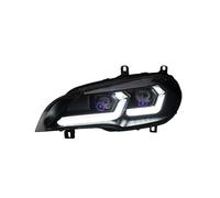 Illuminazione for auto Fari compatibili con BMW X5 E70 2007-2013 Compatibile H7 Gruppi di illuminazione fari automobili Coppia ricambio(For 2011-2013,A_LEFT RIGHT)