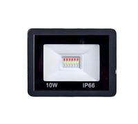 Illuminazione for esterni con riflettore for proiettori a LED Rgb Ip66 Lampade for faretti impermeabili paesaggistica per garage, cortile, patio, parco giochi(180-265V_10W)