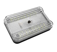 Illuminazione interna per auto - Riloer, plafoniera a LED da 36, tettuccio interno per auto, luce bianca per tettuccio, lampada per furgoncino, camion, veicolo, 12 V, luce con interruttore a 3