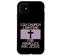 Illuminazione per chiese, per i miracoli chiedi a Gesù Custodia per iPhone 11