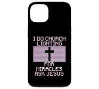 Illuminazione per chiese, per i miracoli chiedi a Gesù Custodia per iPhone 13