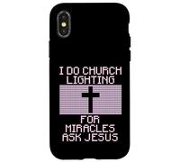 Illuminazione per chiese, per i miracoli chiedi a Gesù Custodia per iPhone X/XS