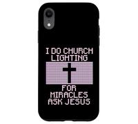 Illuminazione per chiese, per i miracoli chiedi a Gesù Custodia per iPhone XR