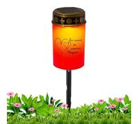 Illuminazione per le tombe del cimitero, lampada a candela da giardino, luci a LED con per giardini, cimitero, sentieri, cortile, casa e decorazione per feste
