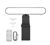 Illuminazione per videoconferenza, luminosità regolabile, luce per videochiamata, illuminazione live streaming, 40 LED, luminosità regolabile per videochiamate, streaming live, attacco telefono per