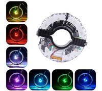 Illuminazione Ruota - Ghirlanda luminosa per telaio a raggi, illuminazione per ruota bicicletta | lampada di sicurezza ricaricabile con batterie, illuminazione per ruote per mountain bike, bici da