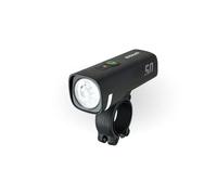 SIGMA AURA 50 | Luce LED per bicicletta con 50 LUX e USB-C | Luce anteriore con 2 modalità di illuminazione e regolazione automatica della luminosità | Lunga durata della batteria