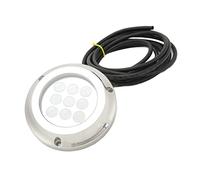Illuminazione Subacquea a Led, Luci a Led per Barche Marine Impermeabili IP68, Luci a Led Subacquee a 9 Led per Barche, Yacht, Navi Crociera, Barche a Vela, Pontoni (Luce blu)
