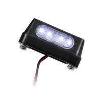 Illuminazione Targa LED Zest Nero Contrassegno E Moto Scooter Targa Supporto