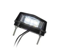 Illuminazione Targa SMD Flat Nera Inclusa Staffa