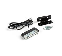Illuminazione Targa x3 LED + Supporto STR8 Nero
