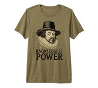 Illuminismo - Maglietta Knowledge Is Power Maglietta Premium