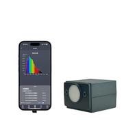 Illuminometro portatile a colori spettrali, lunghezza d'onda 340-1000 nm, temperatura di colore, analizzatore luce illuminamento per crescita delle piante