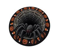 Illusion Carpet | Crystal Velvet Round 3D Visual Design Floor