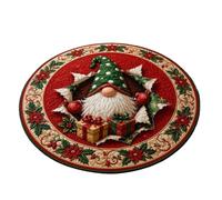 Illusion Carpet Round Soft Quilted - Optical Illusion Mat Decoration Rugssa | Christmas Kitchen Rugs for Indoor Home Door Staircase Area | Floor City Hamlet Cave Bar Holiday Countdown Illusion Carpet Mat
