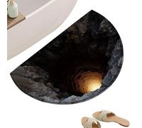 Illusion, tappeto con fori 3D, morbido, lavabile, antiscivolo, con effetto realistico di profondità, per una decorazione moderna della casa, il design visivo accattivante migliora l'ingresso aggiunge