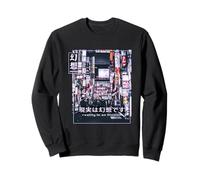 Illusione della Realtà in Vaporwave 80s 90s Cyberpunk Glitch Felpa