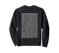 Illusione Ottica invecchiata, Segno della Mano d'Amore ASL Felpa