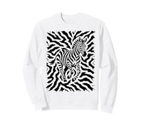Illusione Ottica Zebra Nascosta Felpa