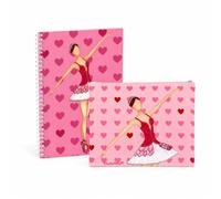 IllustrArte Astuccio + Quaderno Ballerina Mariela 22x17 e 17x24 cm