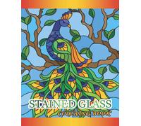 Illustrashop Stained Glass Coloring Book (Tascabile)