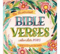 Illustrated Bible Verses Wall Calendar 2025