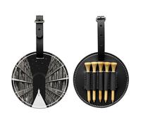 Illustration Dream - Borsa portaoggetti per tee da golf, multifunzione, per uomini, materiale durevole in poliuretano