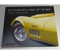 Illustrato: Chevrolet Corvette 70 Anni: The Uno And Only C1 C2 C3 C4 C5 C6 C7 C8