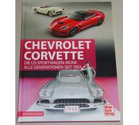 Illustrato Chevrolet Corvette - La Us-Sportwagen-Ikone - Tutti Generazioni C1-C8