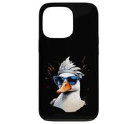 Illustrazione Anatra Con Occhiali Splash Art Custodia per iPhone 13 Pro