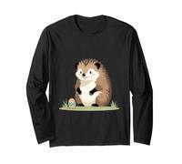 Illustrazione Animale di Pasqua con Riccio e Uovo Maglia a Manica