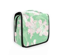 Illustrazione Azalea Sage Green Peach kit per uomo con gancio appeso Borse medicine essenziali Verticale autoportante